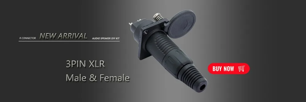 3 шт. Паяные RCA Женский черный пластик панель разъем RCA Jack панель шасси крепление квадратный