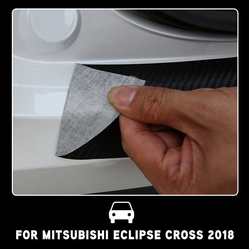 Pcmos углеродное волокно боковая защита дверных порогов Накладка для Mitsubishi Eclipse Cross накладки для интерьера Новые 8 шт