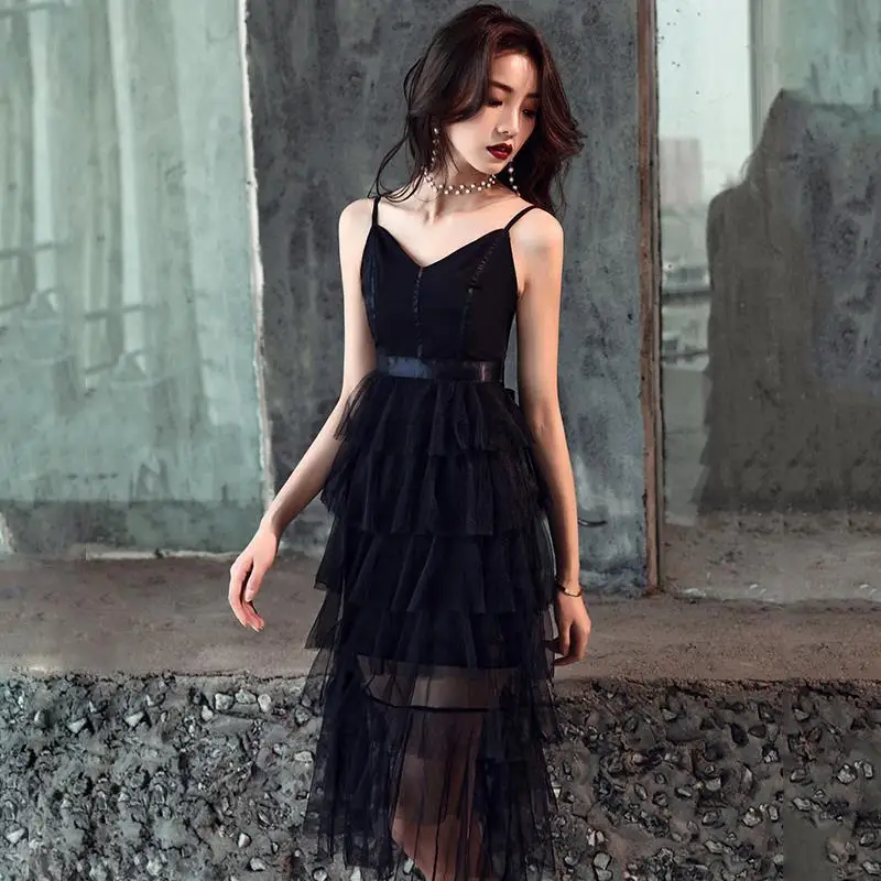

2020 Real Vestido De Noiva Vestidos De Festa Curto Gengli 2020 New Party Evening Dress Elegant Suit Banquet Noble Lady Autumn