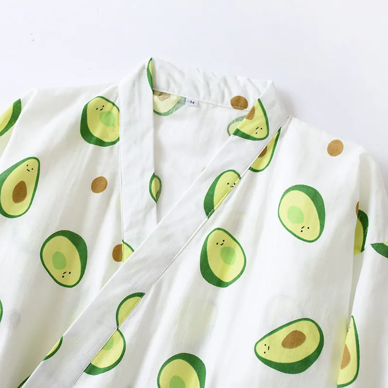 bathrobe women Cotton kimono gown women robe kimono bathrobe pajamas nightgown with nightdress