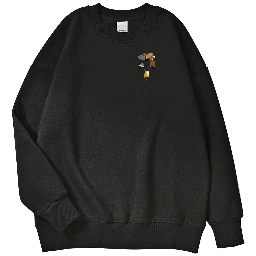 

Super Cute Animal Pattern Sweatshirts Cartoon Image Printing Clothing Man Hoodies Harajuku Custom Fashion Brand Men Tracksuits