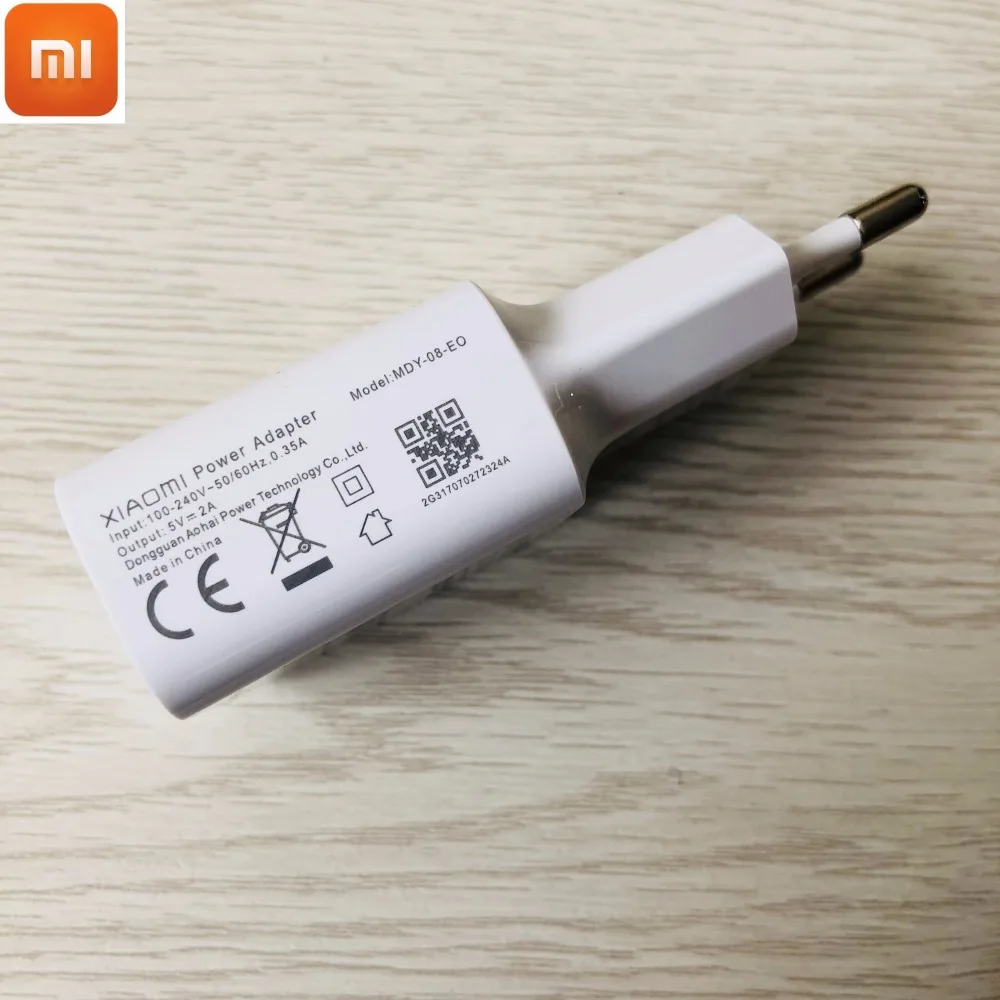 Быстрое зарядное устройство XIAOMI 5V2A QC2.0 EU US USB 10 Вт адаптер Micro Дата кабель для Mi 3S 4 4X