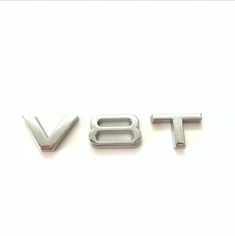 Подходит для Audi A4LA5A6LA7A8LQ7 модифицированный V6T V8T Автомобильный логотип боковой ярлык Tag наклейки Стандарт излучения