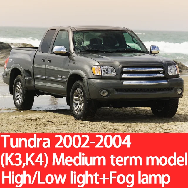YNFOM LED headlights kit for Toyota Tundra K3-K5 SR-5 1999-2019 low beam,high beam,fog lamp,car accessories,car headlight bulbs 2002-2004 K3 K4