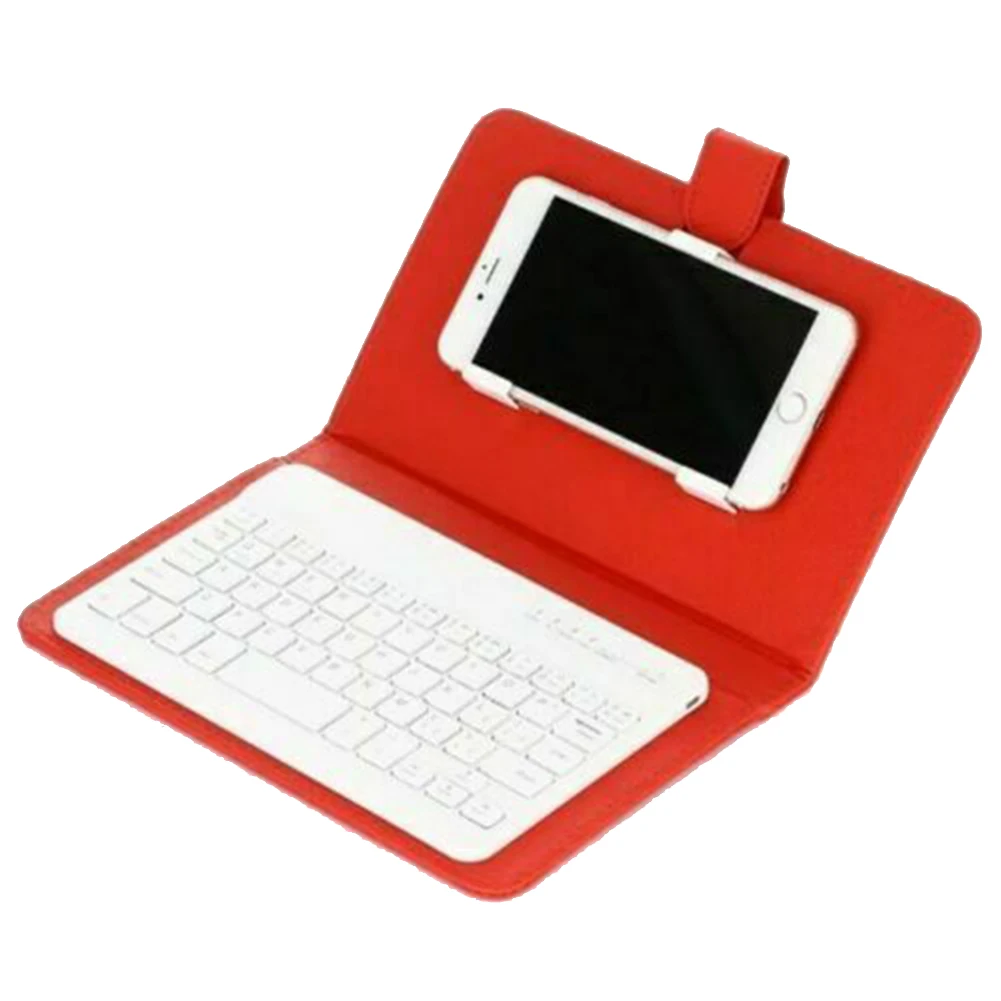 

Mini Portable Wireless Bluetooth Keyboard with Leather Case for Smartphone SP99