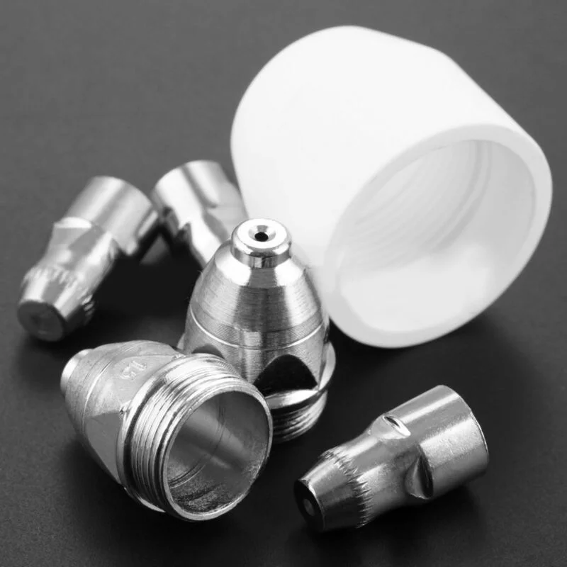 

45pcs P-80 Plasma Cutter Torch Cup Electrodes Covered Ends 1.3 80Amp Replacement