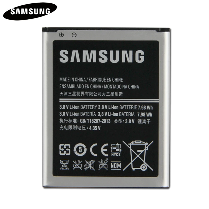 Оригинальная сменная батарея EB535163LU для samsung I9082 Galaxy Grand DUOS I9080 I879 I9118 i9060 натуральная батарея 2100 мАч