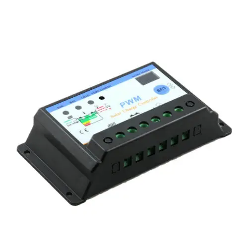 10/20/30A 12 V/24 V автоматический Солнечный контроллер заряда с двойным USB ЖК-дисплеем солнечная панель контроллер батареи Прямая поставка