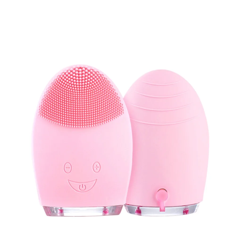 USB Mini Face Cleaning Brush Electric Massage Washing Machine Waterproof Silicone Cleansing Tools skincare pore cleanser