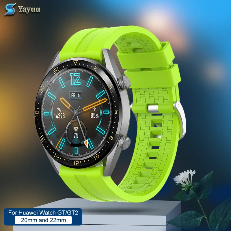 Ремешок YAYUU для Huawei Watch GT2 42 мм/GTS 20 мм ремешок часов GT/GT Active/GT2 46 мм/GT 2e 22 браслет на