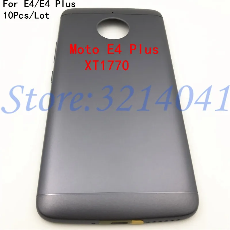 10 шт./лот для Motorola Moto(4th Gen) E4 XT1762 XT1763 E4 Plus XT1770 X1771 Задняя крышка батареи задняя дверь панель Корпус чехол