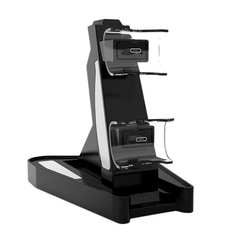 

for Ps5 Controller Charger Handle Usb Dual Charger Charging Dock Station Cradle Stand Gaming Console Gamepad Accessories