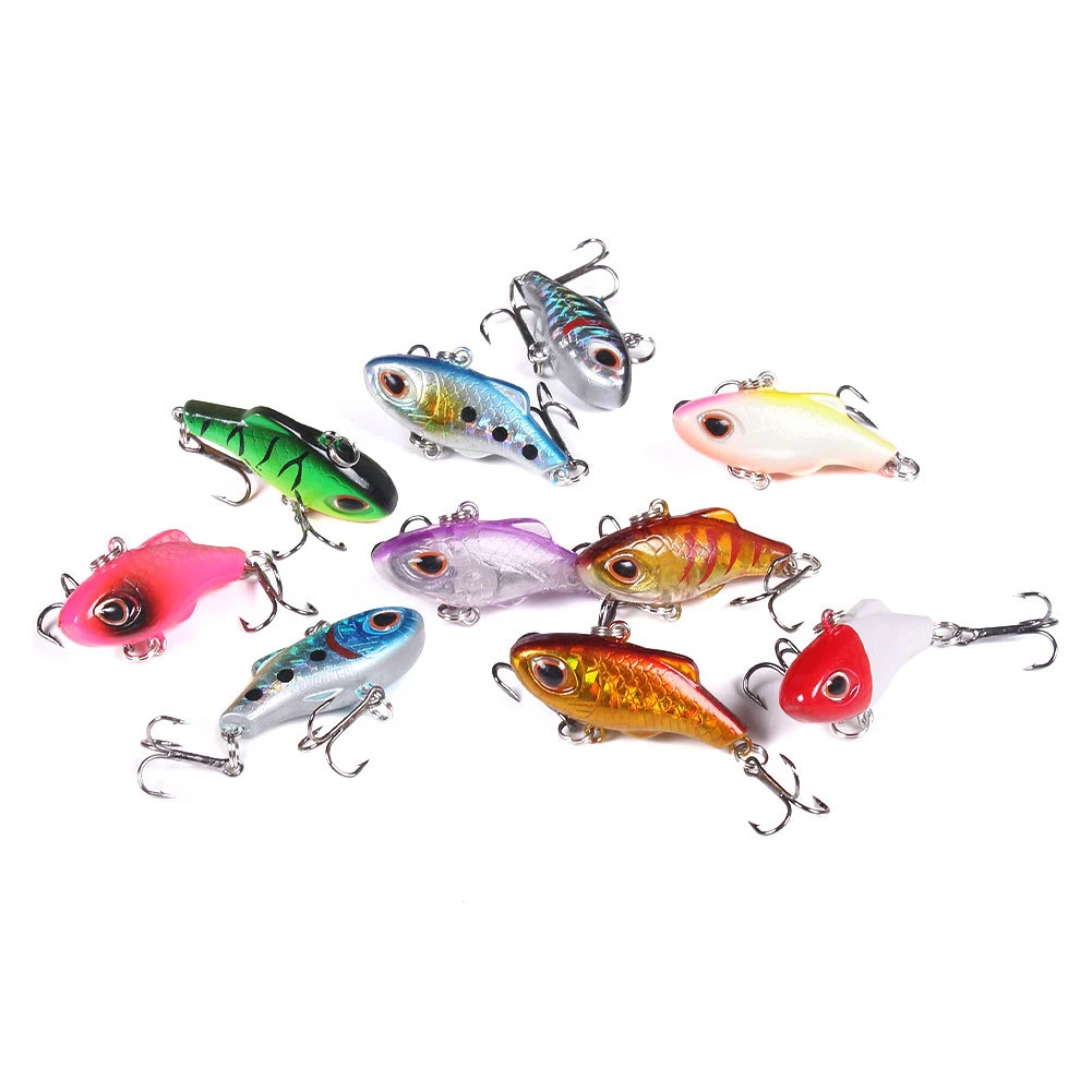 3.5cm Fishing Lure Sinking Mini Crankbait Vibration Artificial Hard Bait Winter Ice Fishing Wobbler Bass Fishing Tools Tackle