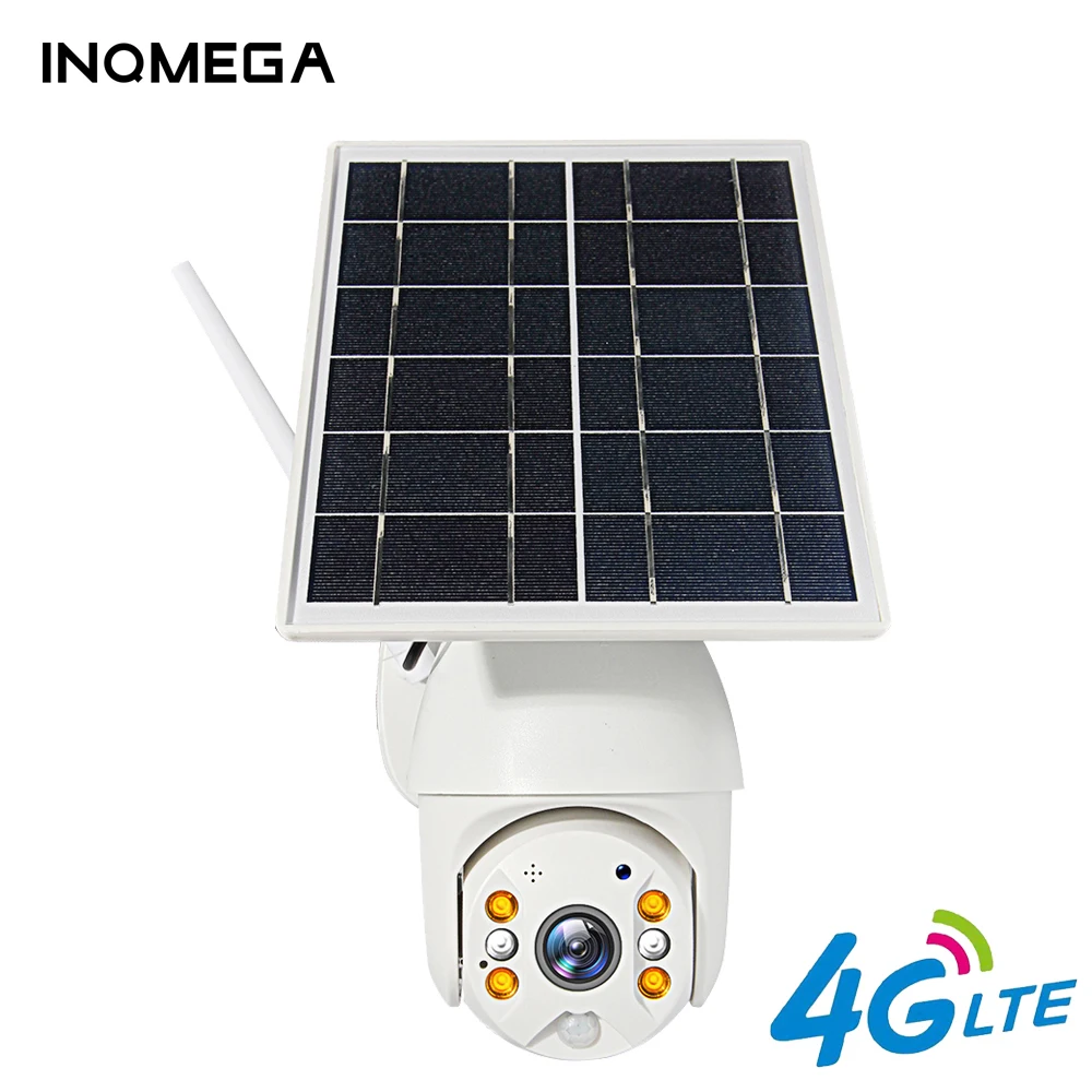 INQMEGA 4G 1080P HD Solar Panel Outdoor Monitoring Waterproof CCTV Camera Smart Home Two way Voice Intrusion Alarm Long Standby|Surveillance Cameras| - AliExpress