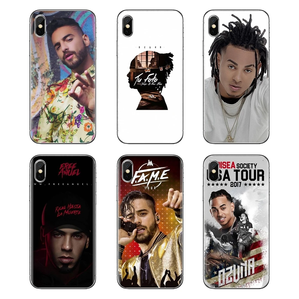 Bad Bunny Maluma Ozuna Rapper Soft Silicone TPU Case For Huawei Honor 5A LYO-L21 Y6 II Compact Y5 2 Y5II Mate 10 Lite Nova 2i 9i |