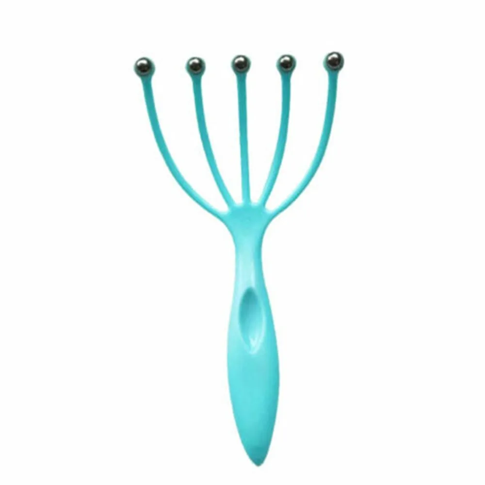 Five-Jaw Ball Head Massager Manual Scratch Head Grabber Plastic Scalp Massage Claw Professional Fashion