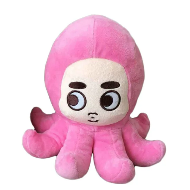 20 см/" Корея Kawaii розовый осьминог Символ Мультфильм Плюшевая Игрушка мягкая кукла игрушки коллекция PP хлопок куклы Подарки вентиляторы мягкий хлопок - Цвет: Белый