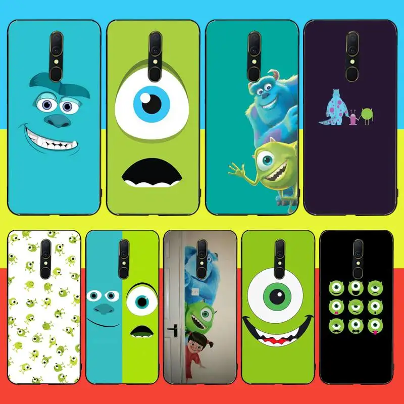 PENGHUWAN Cartoon Toy Story Sulley Mike Luxury Unique Design Phone Cover For Oppo A5 A9 2020 Reno Z Realme5Pro R11 case