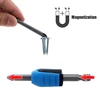 Screwdriver Bit Magnetic Ring 1/4'' Shank Screw Driver Plastic 2 in 1 Strong Magnetizer Demagnetizer for Electric Screw Bit ► Photo 3/6