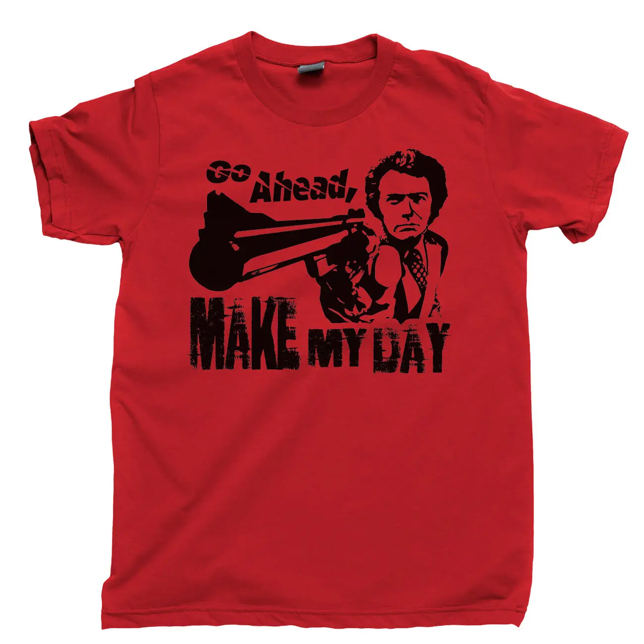 CLINT EASTWOOD футболка Make My Day unfordated Gran Torino Outlaw Josey Wales Tee |