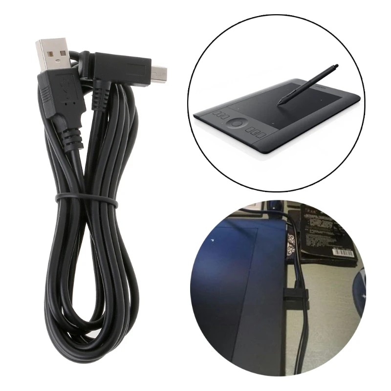 Charging Cable USB Date Sync Replacement Power Cord Compatible for Wacom Intuos Tablet Bamboo PTH