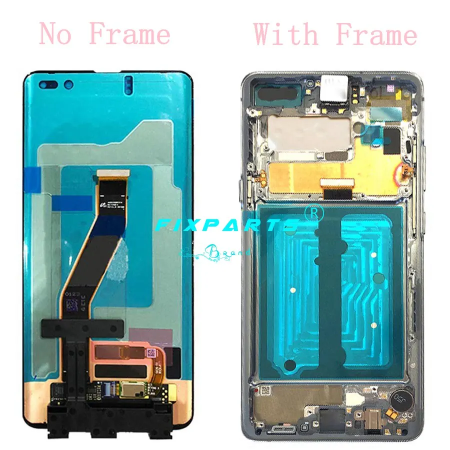 AMOLED S10 5G Verison ЖК-дисплей для samsung Galaxy S10 5G G977N SM-G977U ЖК-экран дигитайзер сборка 6," G977 экран
