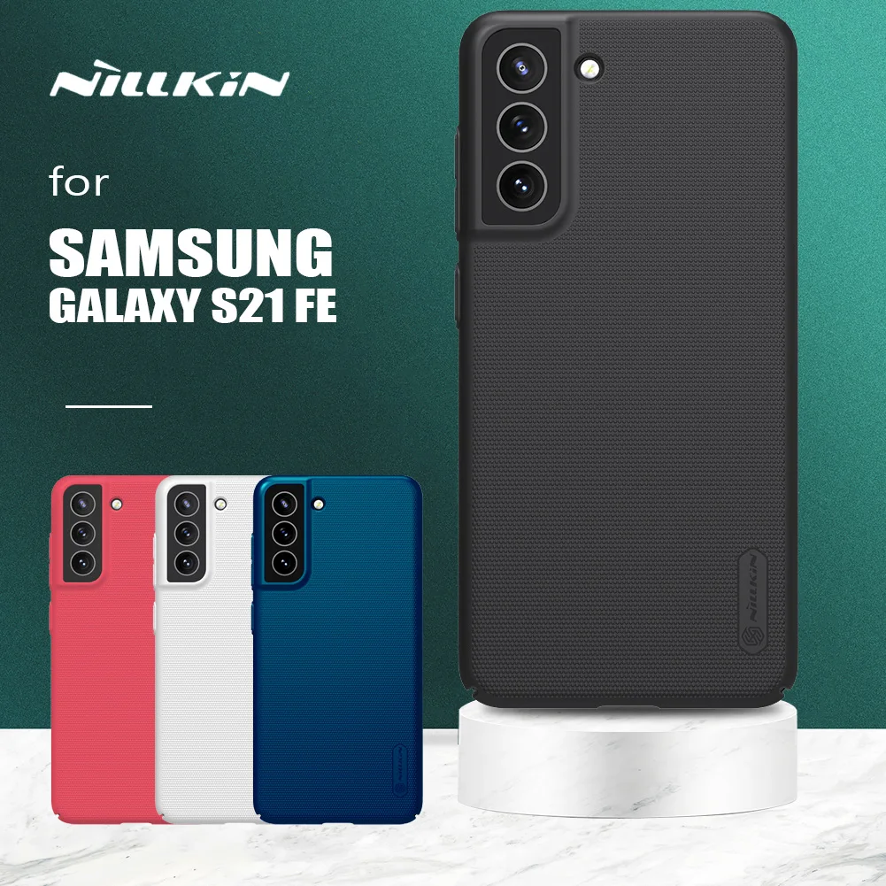 

Nillkin for Samsung Galaxy S21 FE Case Super Frosted Shield Ultra-Thin Hard Protection Back Cover for Samsung S21 FE 2021 Case