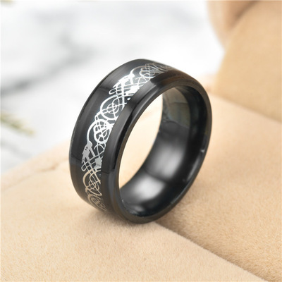 Dragon Ring For Men Women Wedding Stainless Steel Jewelry