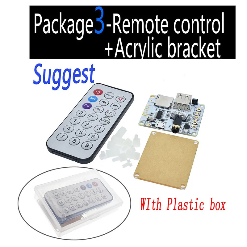 Плата аудиоресивера V5.0 V4.2 с USB-разъемом для TF-карты декодирование