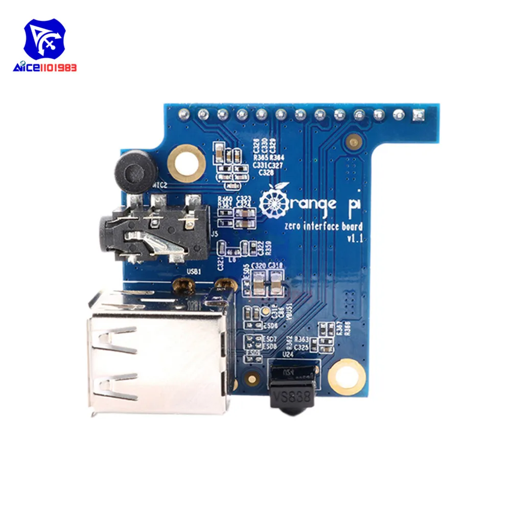 Плата расширения diymore Dual USB интерфейсная плата макетная плата для Orange Pi Zero