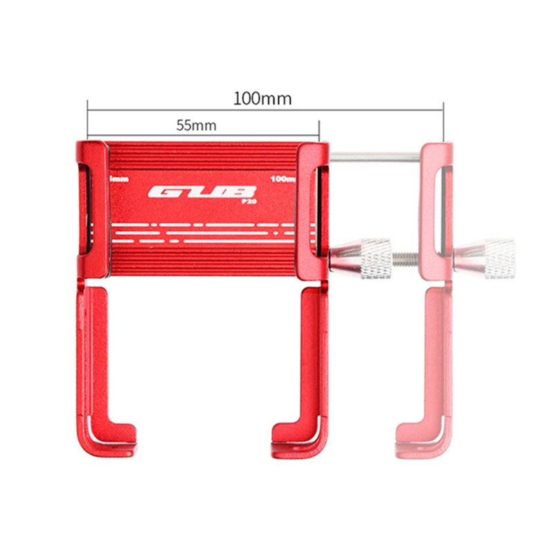 GUB P20 горный велосипед MTB 360 градусов вращающийся держатель для телефона с резиновой лентой Дорожный велосипед Велоспорт алюминиевый сплав крепление для телефона