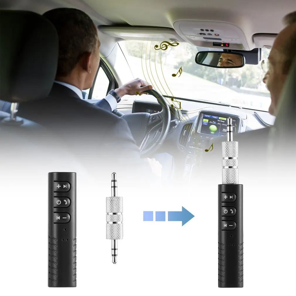

Lapel Style 3.5mm Sport 4.1 Receiver Wireless Headset Adapter for Car Audio Transmitter Phone Speaker Music player