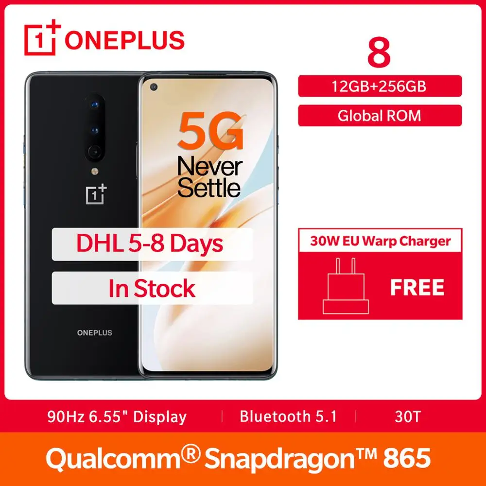 В наличии для OnePlus X 8 5g глобальная прошивка Snapdragon 865 12 Гб 256 6,55 В наличии для OnePlus X 8 5g глобальная прошивка Snapdragon 865 12 Гб 256 6,55