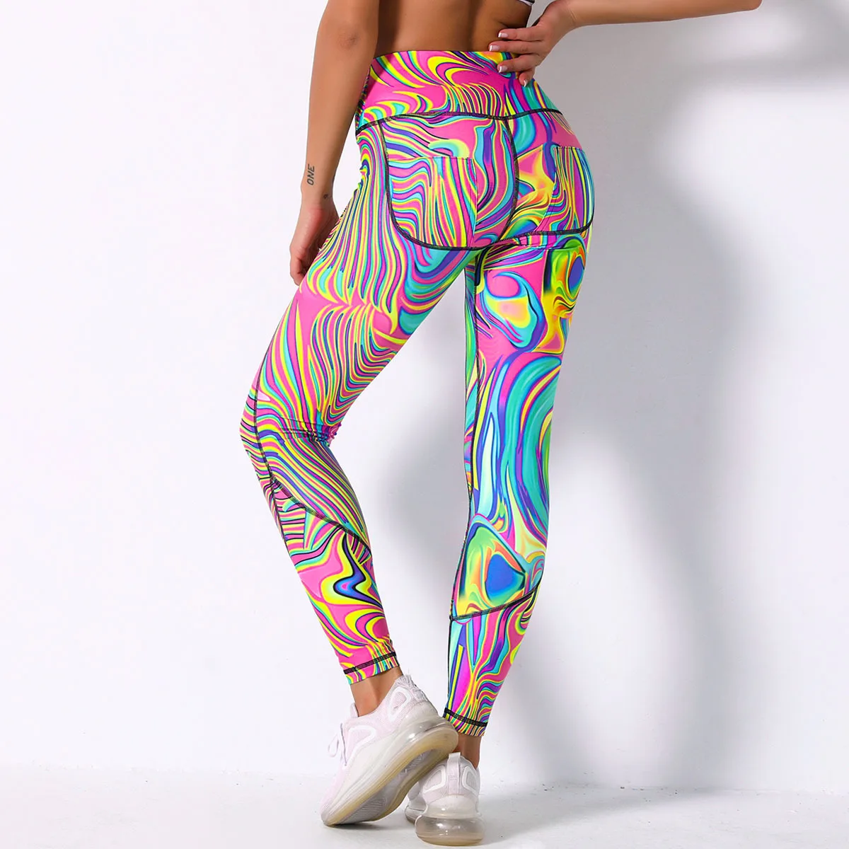 Sexy Colorful Printed Fitness Leggings