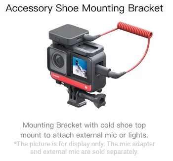 

Insta360 ONE R Mounting Bracket With Cold Shoe Accessories