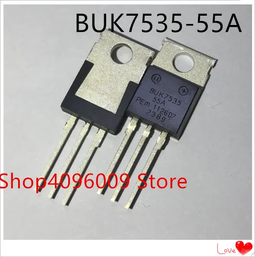 Новинка; 10 шт./лот BUK7535-55A BUK7535 55A TO-220