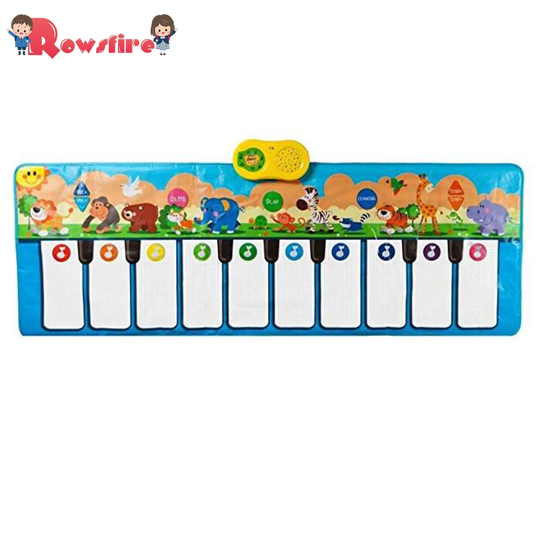 

Animal Revelry Piano Mat Music Playmat Toy for Children Learning Music Kit Support Kid Interest Development Set