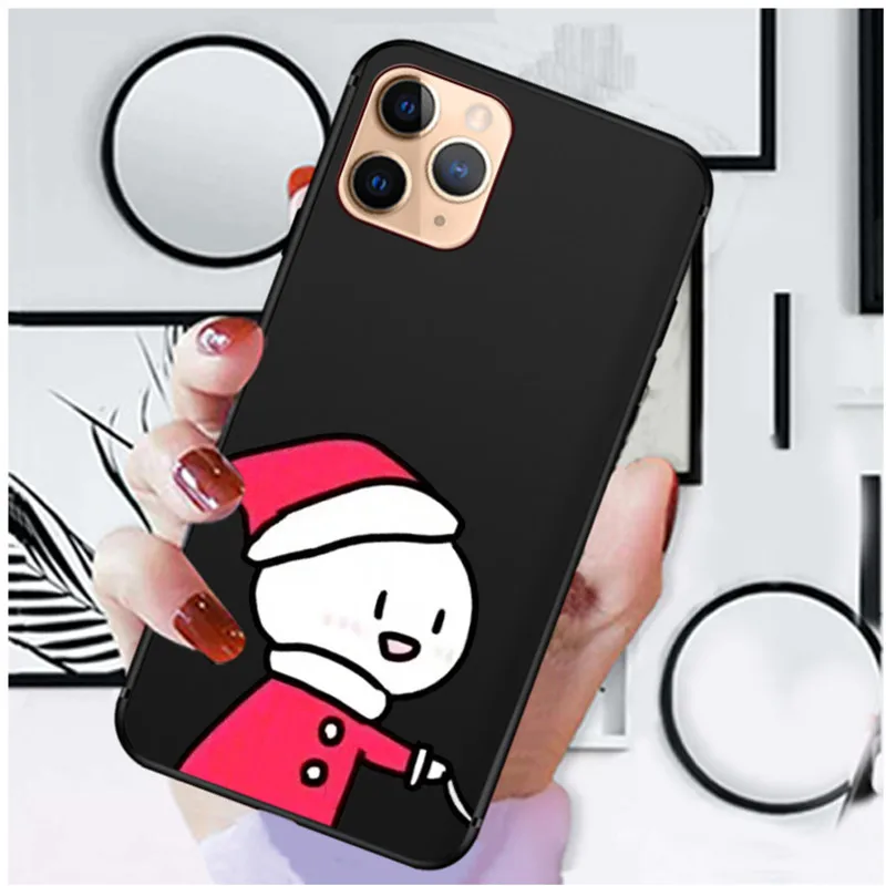 8 Счастливого Рождества чехол для iPhone 11 pro x xr xs max чехол Чехол для iPhone 5 5S SE 6 6s 7 8 plus силиконовый мягкий ТПУ чехол s - Цвет: 8