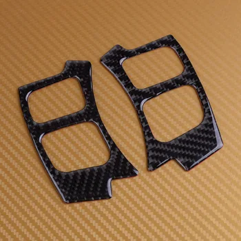 

DWCX 2PCS Carbon Fiber Steering Wheel Button Cover Trim Frame Fit for LEXUS IS250 NX200T 300H 2014 2015 2016 2017