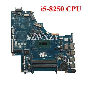 

For HP 250 G6 15-BS Laptop Motherboard 934908-001 934908-601 934908-501 DKL50 LA-E802P With SR3LA i5-8250U CPU