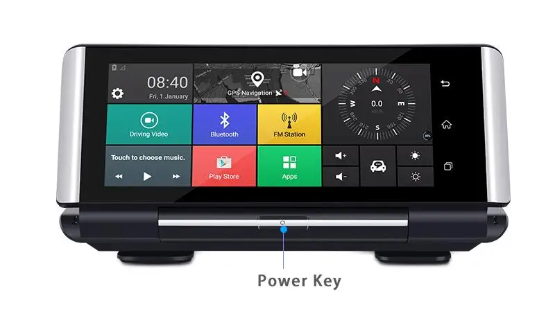 7 дюймов 4G ADAS gps навигация Автомобильный видеорегистратор Камера FHD 1080P dash cam android 5,1 wifi водительский рекордер двойной dvr авто зеркало