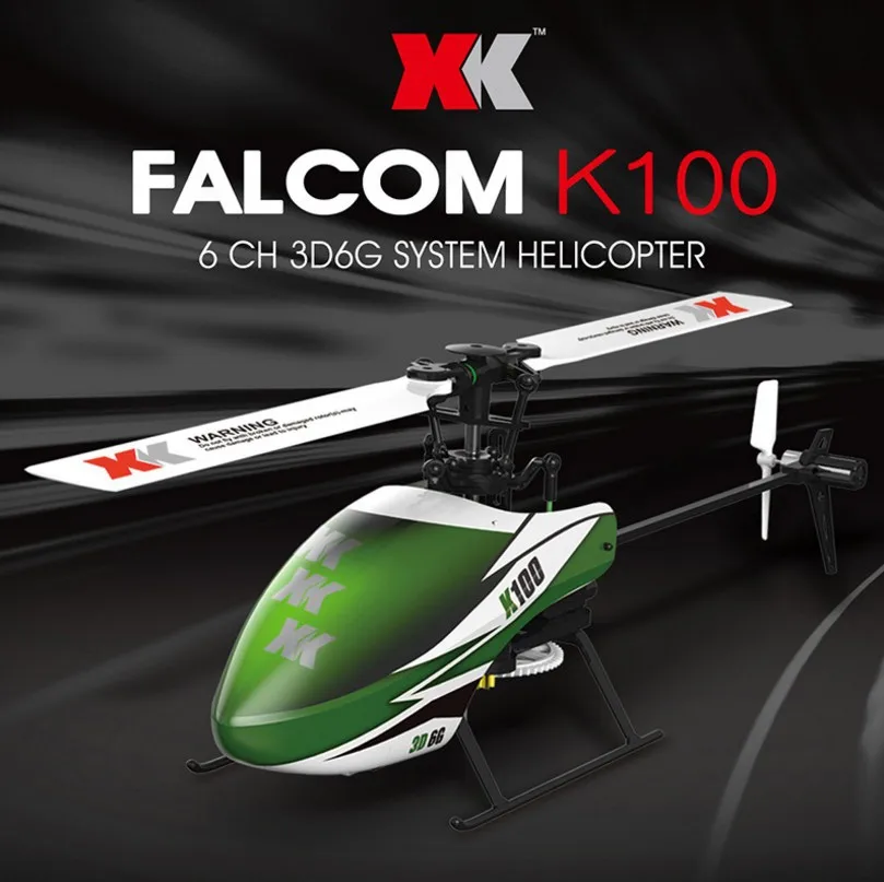 

Weili XK K100 Six-way Joint Stand-up Non-Aileron Airplane Brushless Remote Control Helicopter Profession Airplane Model Toy