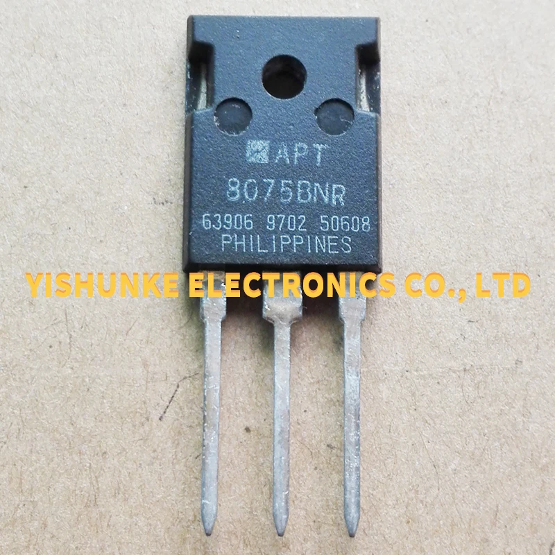 10pcs Apt8075bnr Apt8075 To247 Mosfet Transistor Battery Accessories