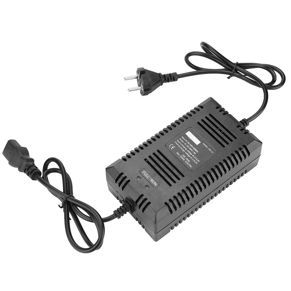 Electric Bicycle Charger 3 Pins/XLR/DC Connector 110 240V EU Plug 36V 1