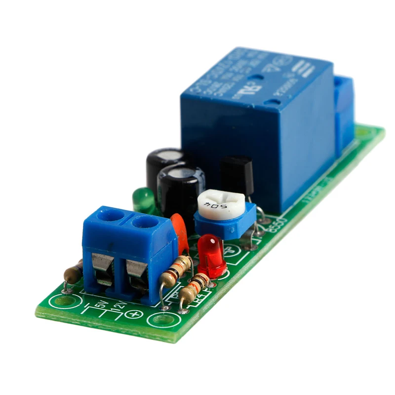 

DC 12V 0-60 Seconds Timer Switch Adjustable Delay Relay Module