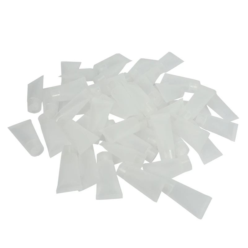 

50Pcs 15Ml Refillable Tube Empty Lotion Bottle Soft Tube With Cap Travel Squeeze Make Ups Container Refillable Bottles
