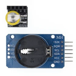 Module d'horloge de précision DS3231 AT24C32 IIC, Module de mémoire DS3231SN, mini module en temps réel 3.3V/5V pour Raspberry Pi 