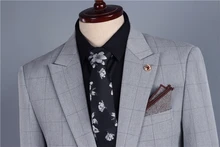 Traje guapo para hombre, versión coreana de autocultivo, tendencia de negocios, traje informal de tres piezas, traje formal de boda para novio