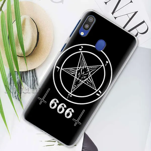 H14 Пентаграмма 666 демоническим, чехол для samsung Galaxy A10e A10 A10s A20 A20e A30s A40 A50 A50s A60 A70 A80 защитный чехол для телефона чехол - Цвет: H14