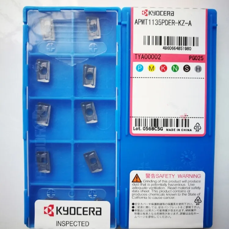 50 шт. Kyocera APMT1135PDER-KZ PG025/APMT1604PDER-KZ PG025CNC фреза вставка